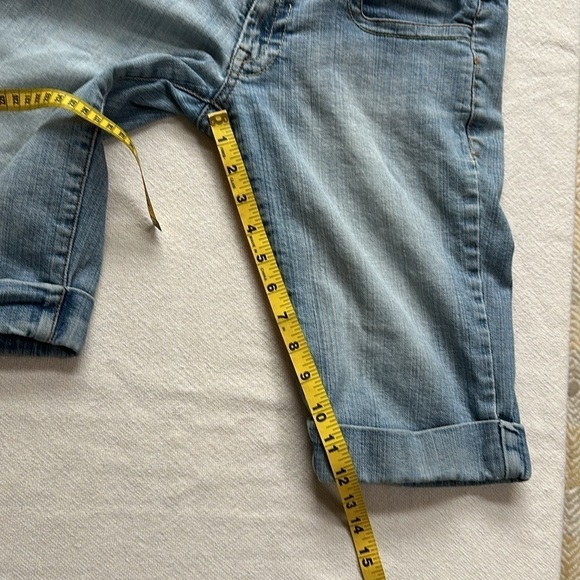 Refuge Y2K Bermuda stretch denim shorts SZ 7 - Picture 7 of 7